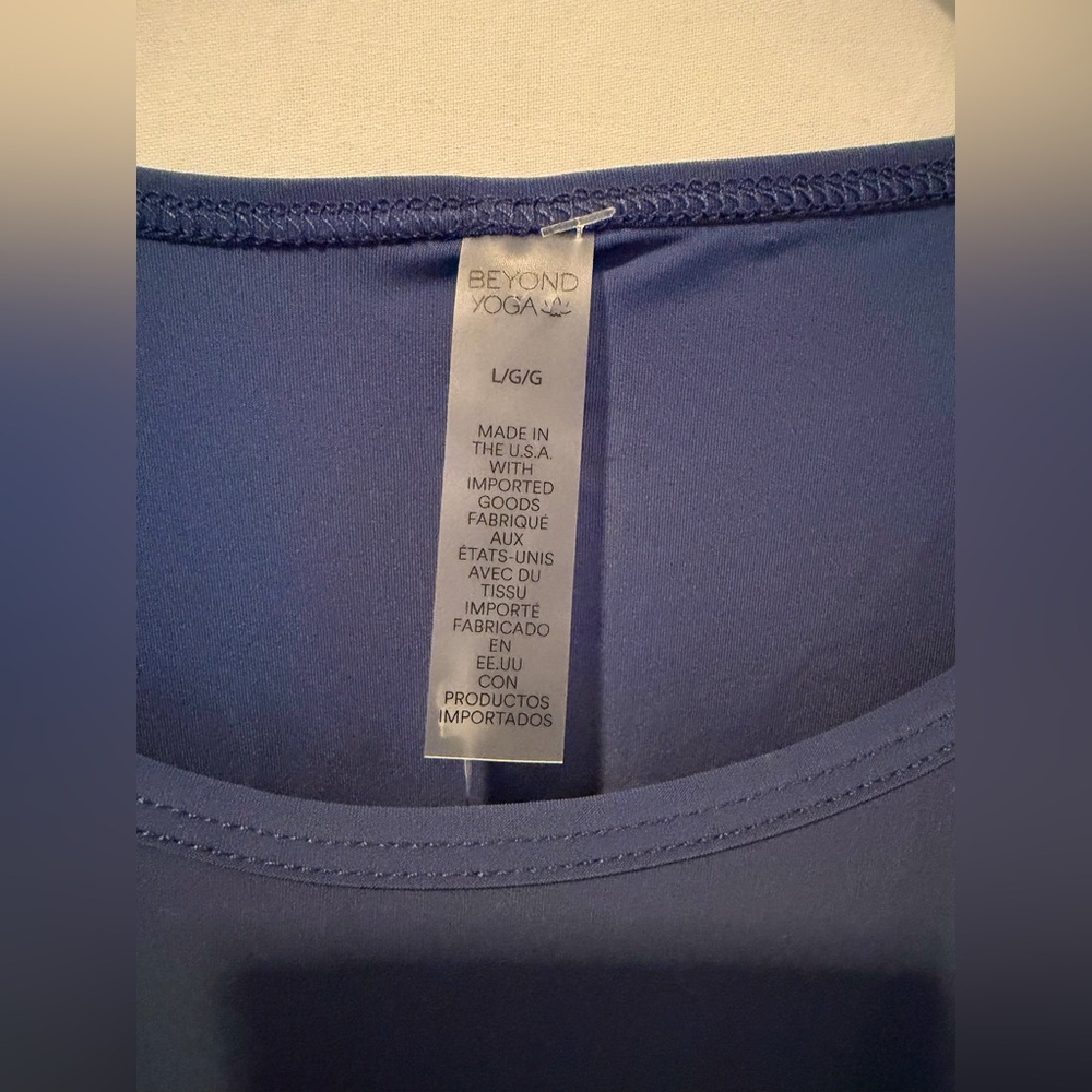 NWT Beyond Yoga Power beyond Lite Air Shield Long Sleeve Athletic Top - Grey - L - Picture 8 of 13